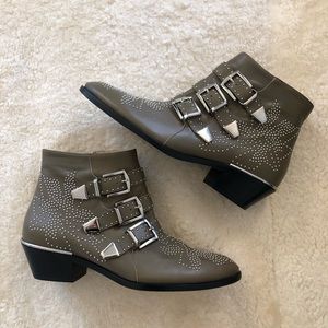 Chloe Susanna Boots Size 38.5 BNWT Maple Brown